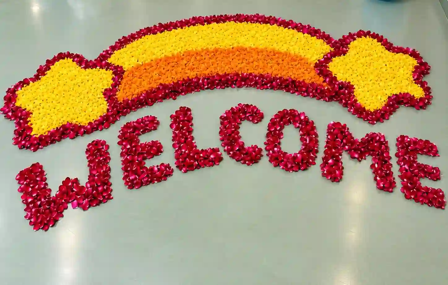 Entrance Flower Decor